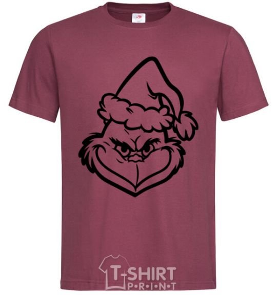 Men's T-Shirt The Christmas caped kidnapper burgundy фото