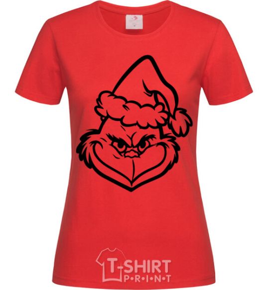 Women's T-shirt The Christmas caped kidnapper red фото