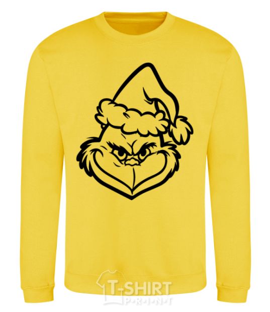 Sweatshirt The Christmas caped kidnapper yellow фото