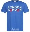 Men's T-Shirt London bus royal-blue фото