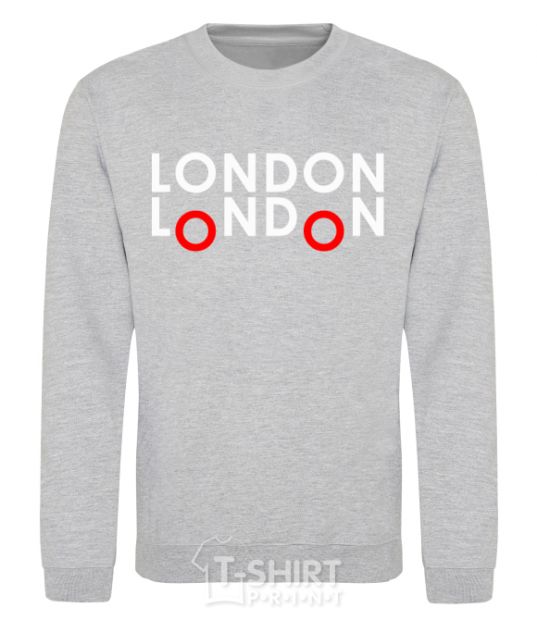Sweatshirt London bus sport-grey фото