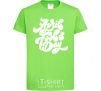 Kids T-shirt April fool's day orchid-green фото