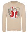 Sweatshirt DJ Santa sand фото