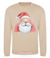 Sweatshirt Portrait of Santa Claus sand фото