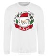 Sweatshirt Ho Ho Ho Santa White фото