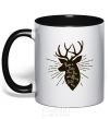 Mug with a colored handle Have a happy New Year black фото