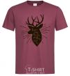 Men's T-Shirt Have a happy New Year burgundy фото