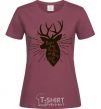 Women's T-shirt Have a happy New Year burgundy фото