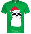 Men's T-Shirt New Year's sloth kelly-green фото