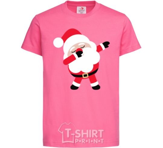 Kids T-shirt Santa Claus dances heliconia фото