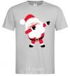 Men's T-Shirt Santa Claus dances grey фото