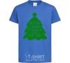 Kids T-shirt Happy New Year and Merry Christmas royal-blue фото