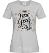 Women's T-shirt Happy New year 2020 grey фото