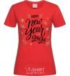 Women's T-shirt Happy New year 2020 red фото
