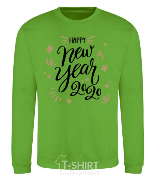 Sweatshirt Happy New year 2020 orchid-green фото