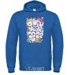 Men`s hoodie Mouse New Year 2022 royal фото