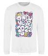 Sweatshirt Mouse New Year 2022 White фото