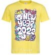 Men's T-Shirt Mouse New Year 2022 cornsilk фото