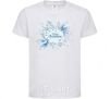 Kids T-shirt Merry Christmas snow White фото