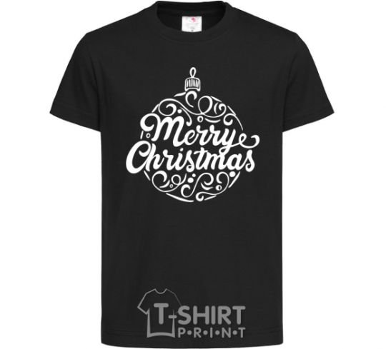 Kids T-shirt Merry Christmas toy black фото