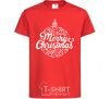 Kids T-shirt Merry Christmas toy red фото
