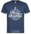 Мужская футболка Merry Christmas toy Темно-синий фото