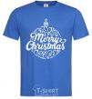 Men's T-Shirt Merry Christmas toy royal-blue фото