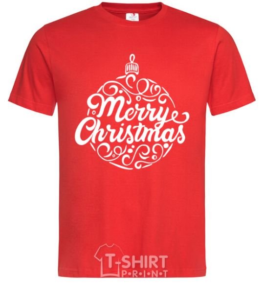 Men's T-Shirt Merry Christmas toy red фото
