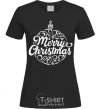 Women's T-shirt Merry Christmas toy black фото