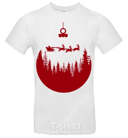 Men's T-Shirt Toy Merry Christmas red White фото