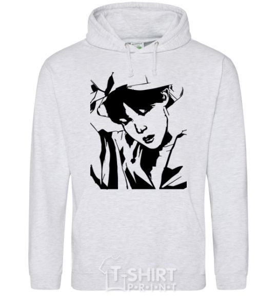 Men`s hoodie Hoseok sport-grey фото