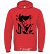 Men`s hoodie Hoseok bright-red фото