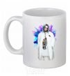 Ceramic mug Billie Eilish splash White фото