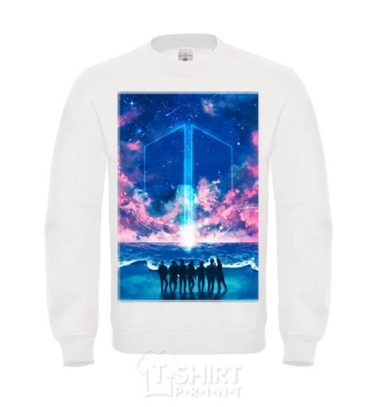 Sweatshirt BTS army White фото