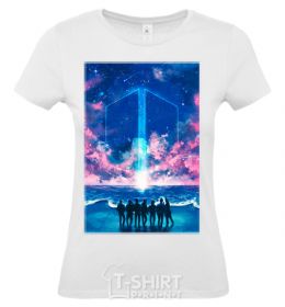 Women's T-shirt BTS army White фото