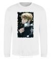 Sweatshirt Jongkook signature White фото