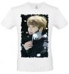 Men's T-Shirt Jongkook signature White фото