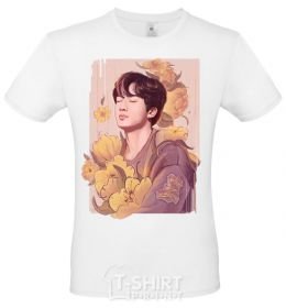 Men's T-Shirt Seokjin White фото