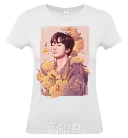 Women's T-shirt Seokjin White фото