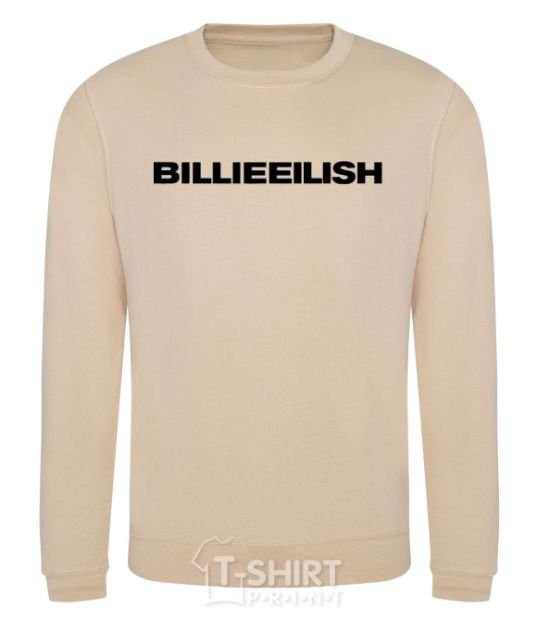 Sweatshirt Billieeilish text sand фото