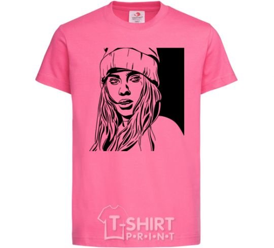 Детская футболка Art Billie Ярко-розовый фото