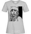Women's T-shirt Art Billie grey фото