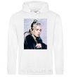 Men`s hoodie Billie Eilish photo White фото