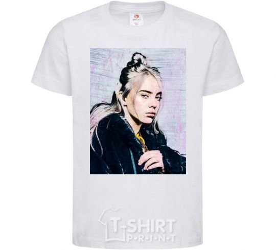 Детская футболка Billie Eilish photo Белый фото