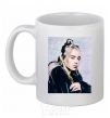 Ceramic mug Billie Eilish photo White фото