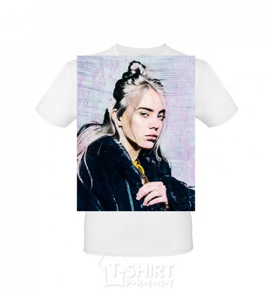 Men's T-Shirt Billie Eilish photo White фото