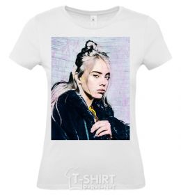Women's T-shirt Billie Eilish photo White фото