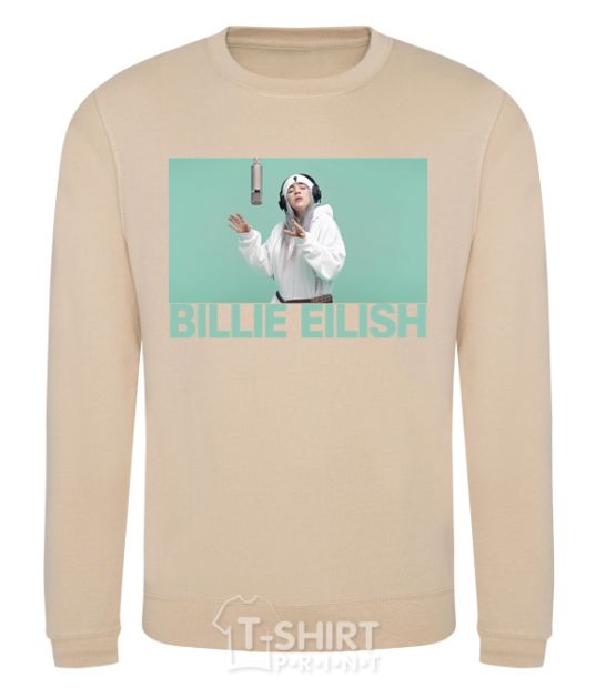 Sweatshirt Billie Eilish blue sand фото