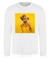 Sweatshirt Billie Eilish yellow White фото