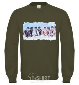 Sweatshirt BTS in the clouds sand фото